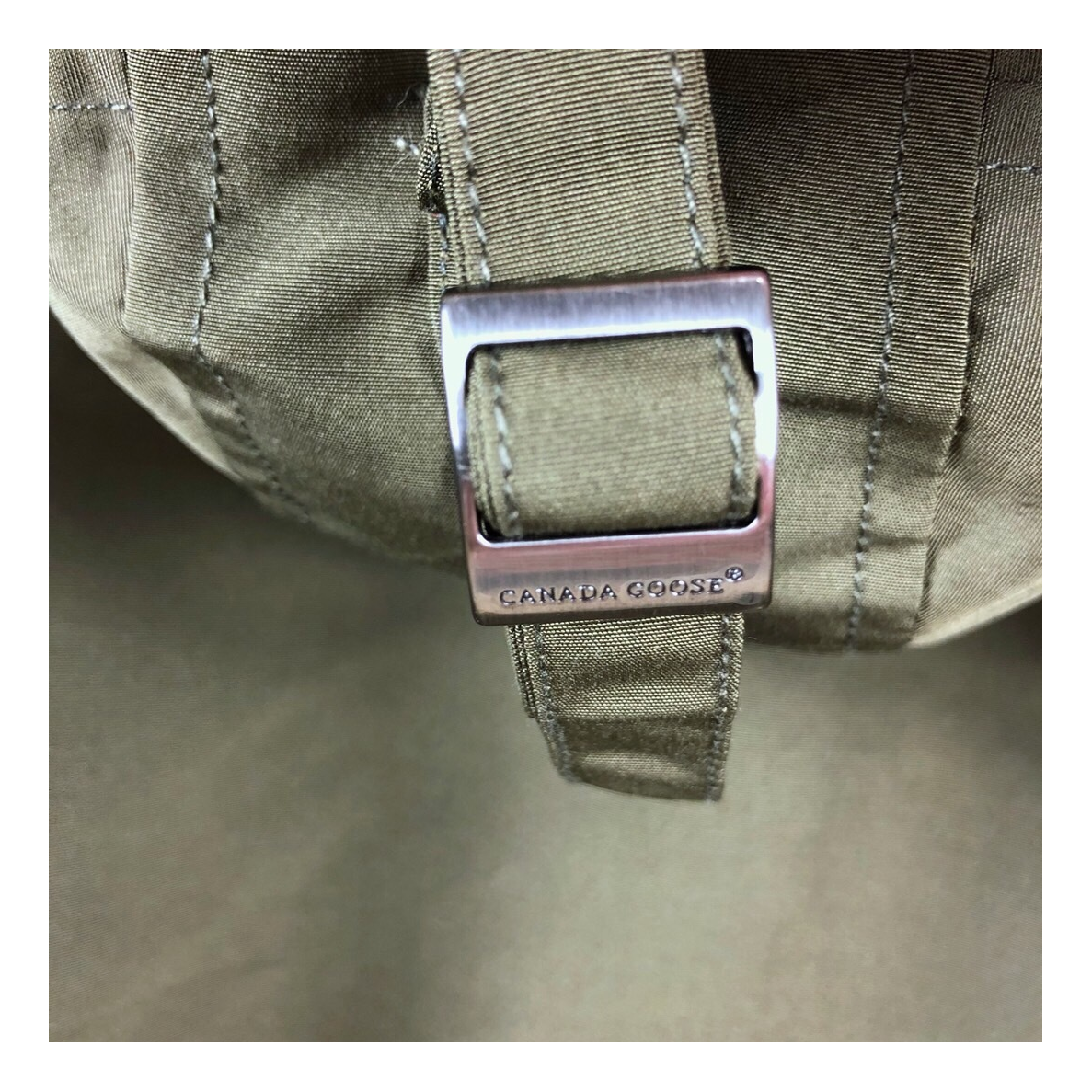 Canada Goose Chateau Down Parka with Fur-Trim Hood in Military Green