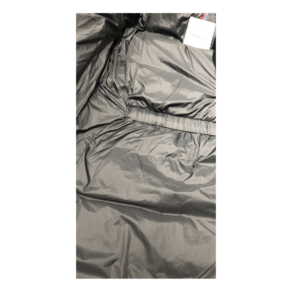 Moncler Four-Pocket Fur-Trim Hooded Long Down Coat - Black