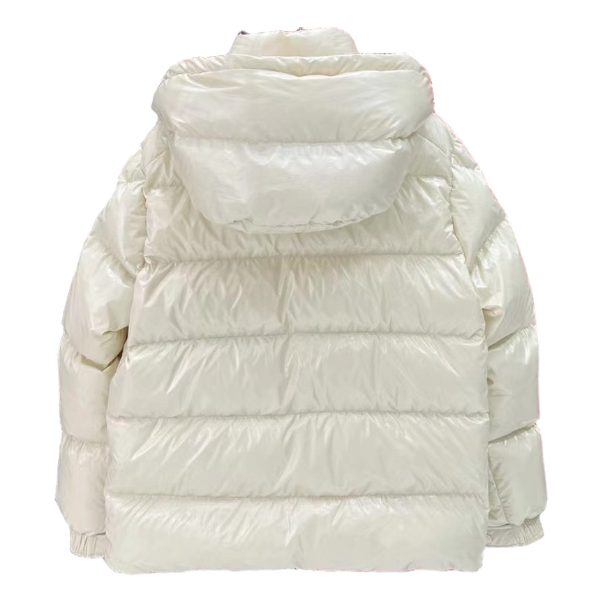 Moncler Maya 70th Anniversary Glossy Hooded Down Puffer Jacket