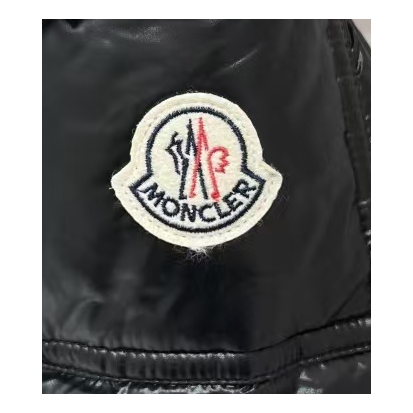 Moncler Narrow-Quilt Fur-Trim Hooded Long Down Coat - Black