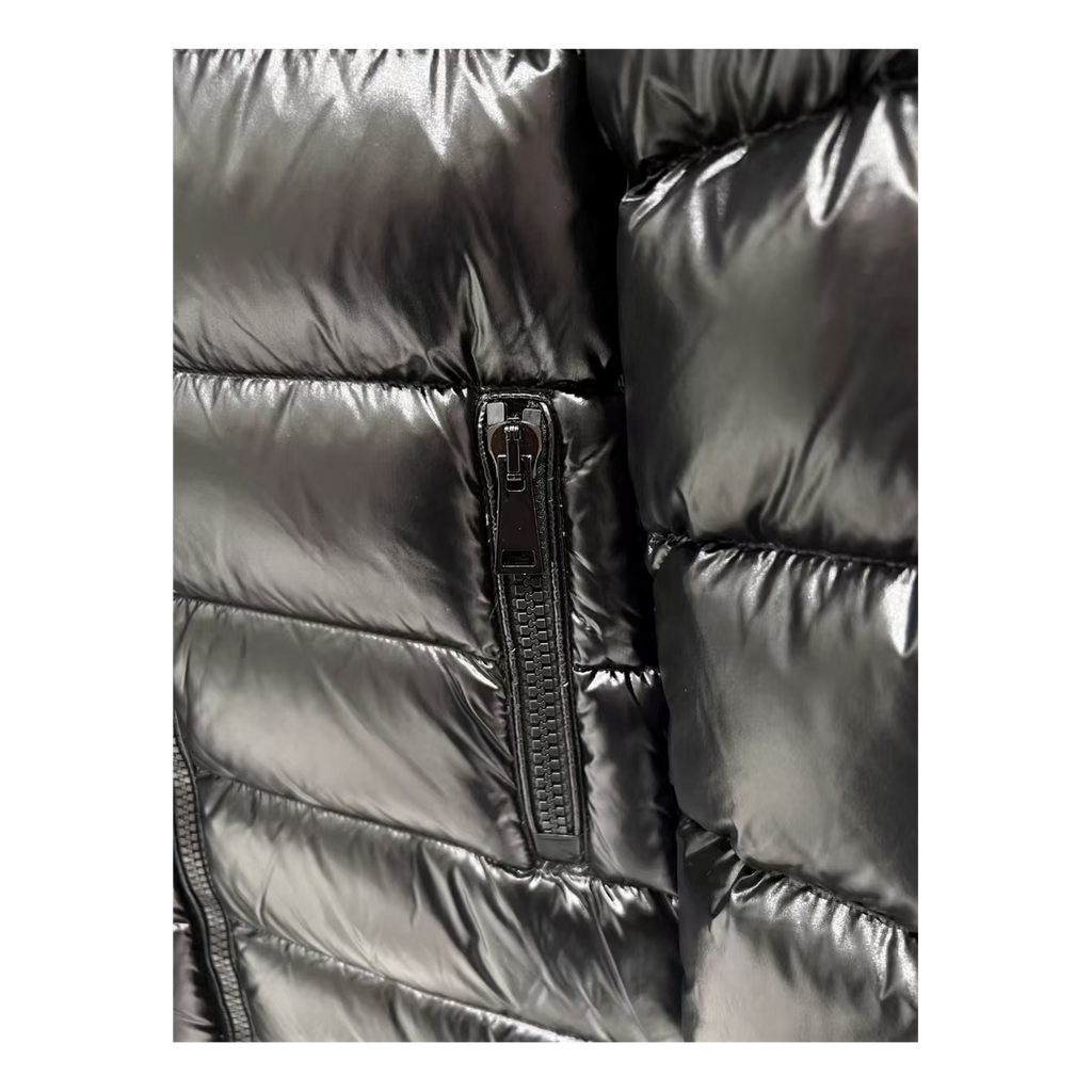 Moncler Suyen Hooded Down Puffer Coat - Black