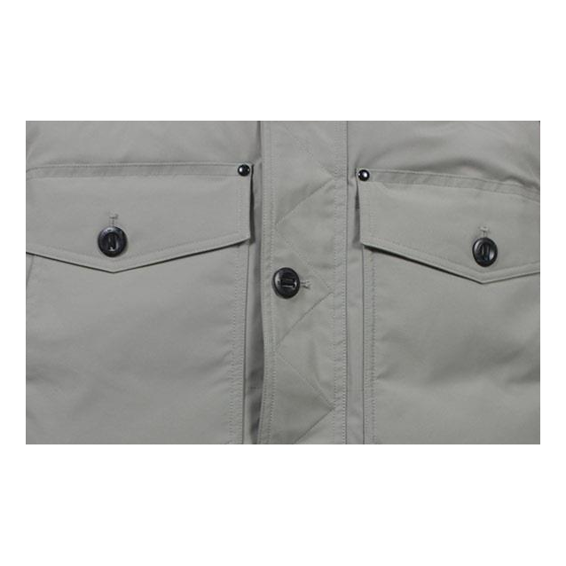 Moose Knuckles Four-Pocket Fur-Trim Hooded Quilted Down Jacket