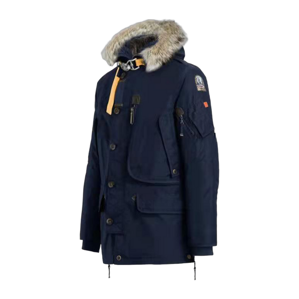 Parajumpers Gobi Fur-Trim Hooded Down Bomber Jacket